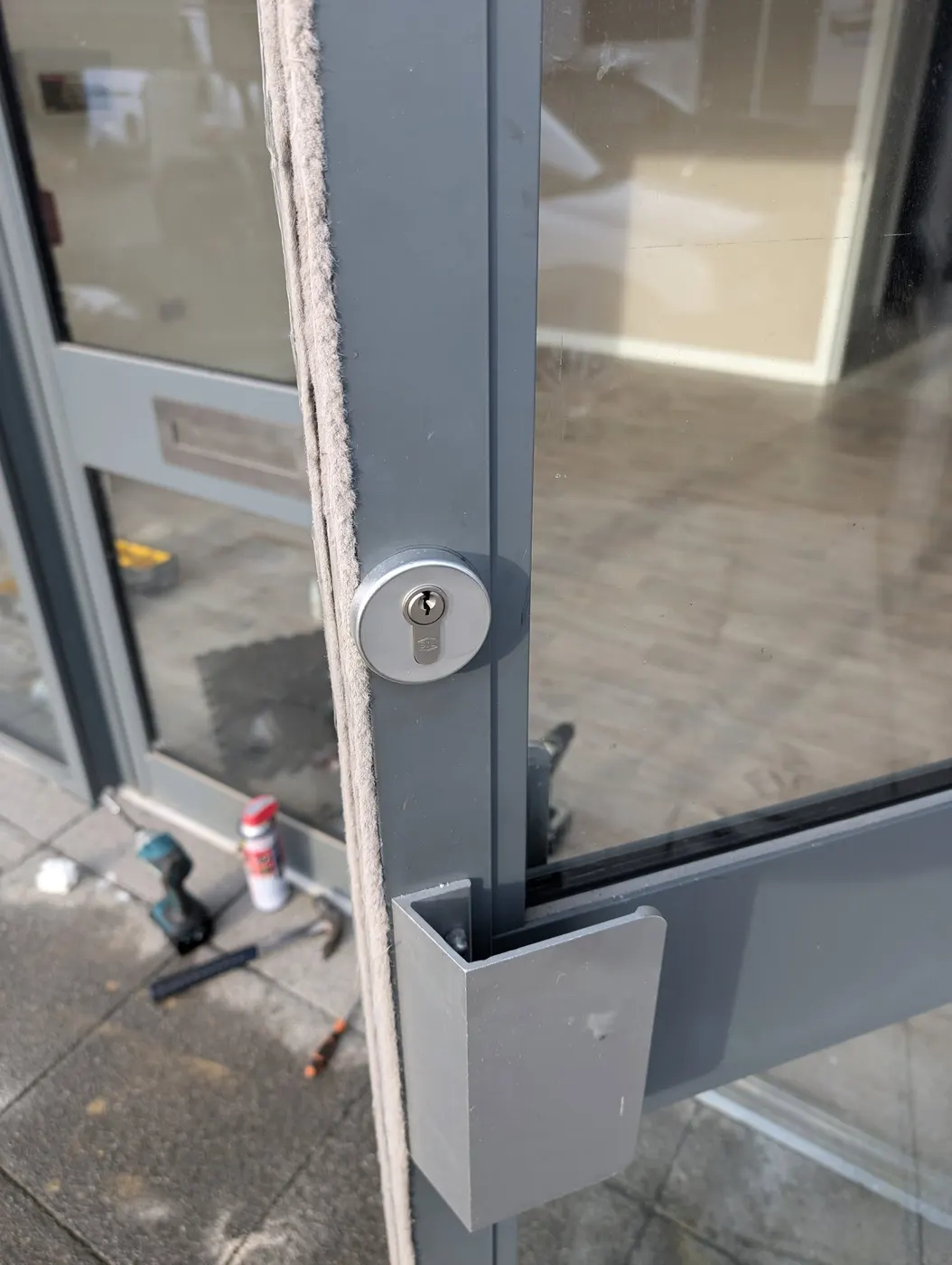 Project 2, locksmith work by Gary Korab in Accrington, Lancashire. Photo 8 of 16.